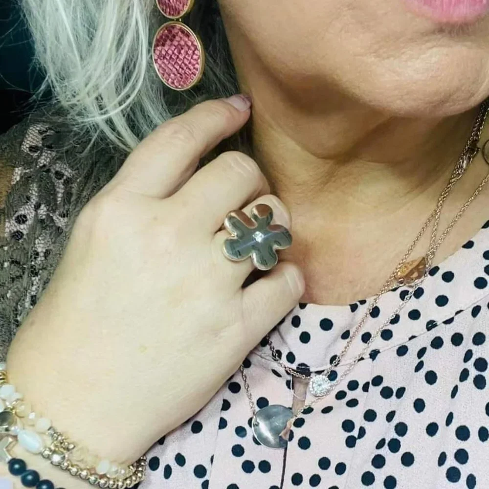 Petals Rose Gold Ring Size 6